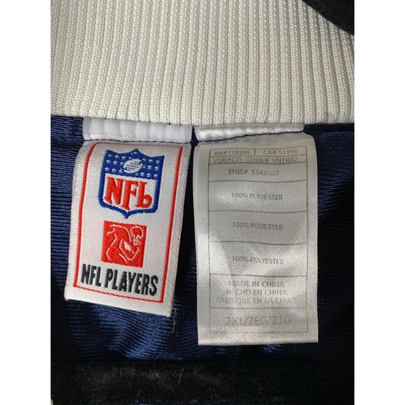 2XL Tomlinson #21 San Diego Chargers NFL Players Jacket Polyester Mesh Vintage - Picture 5 of 13